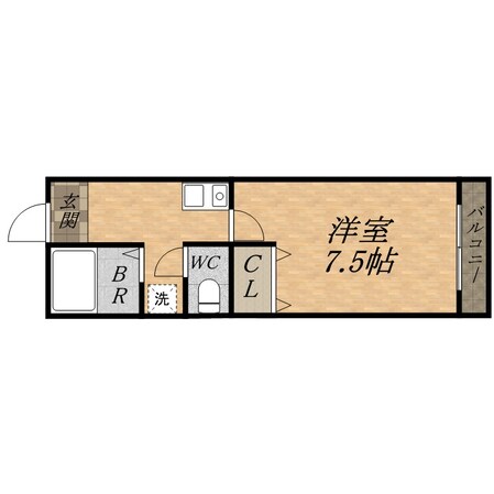 中山観音駅 徒歩3分 2階の物件間取画像